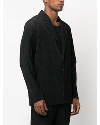 Blazer noir Homme Plissé Issey Miyake