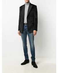 Blazer noir Amiri