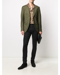 Blazer olive Maurizio Miri