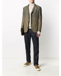 Blazer olive Gabriele Pasini