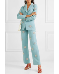 Blazer orné turquoise Stine Goya