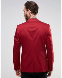 Blazer rouge Asos