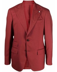 Blazer rouge Luigi Bianchi Mantova