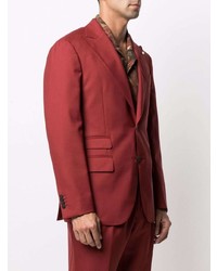 Blazer rouge Luigi Bianchi Mantova