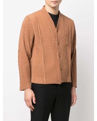 Blazer tabac Homme Plissé Issey Miyake