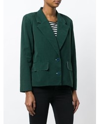 Blazer vert foncé Yves Saint Laurent Vintage