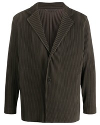 Blazer vert foncé Homme Plissé Issey Miyake