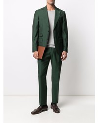 Blazer vert foncé Luigi Bianchi Mantova