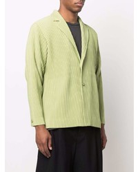 Blazer vert menthe Homme Plissé Issey Miyake