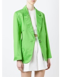 Blazer vert Yves Saint Laurent Vintage