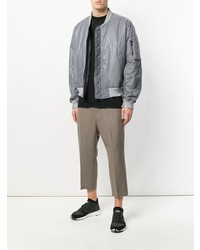 Blouson aviateur argenté Komakino