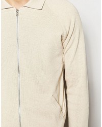 Blouson aviateur beige Asos