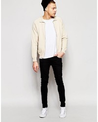 Blouson aviateur beige Asos