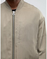 Blouson aviateur beige Asos