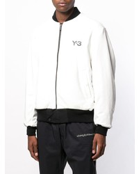 Blouson aviateur blanc et noir Y-3