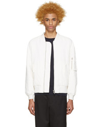 Blouson aviateur blanc