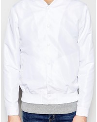 Blouson aviateur blanc Asos