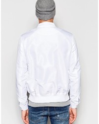 Blouson aviateur blanc Asos