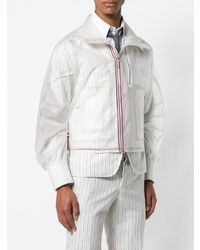 Blouson aviateur blanc Thom Browne