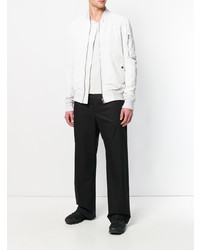 Blouson aviateur blanc Rick Owens