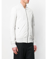 Blouson aviateur blanc Rick Owens