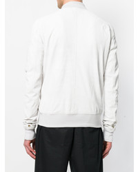 Blouson aviateur blanc Rick Owens