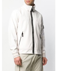 Blouson aviateur blanc Stone Island