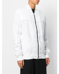 Blouson aviateur blanc Lost & Found Rooms