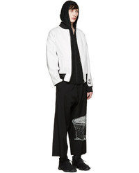 Blouson aviateur blanc Y-3