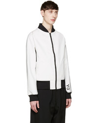 Blouson aviateur blanc Y-3