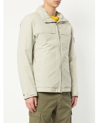 Blouson aviateur blanc Stone Island