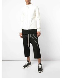 Blouson aviateur blanc Rick Owens