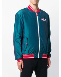 Blouson aviateur bleu canard Fila