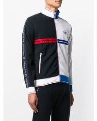 Blouson aviateur bleu marine et blanc Sergio Tacchini