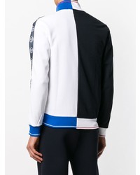 Blouson aviateur bleu marine et blanc Sergio Tacchini