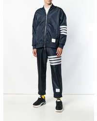 Blouson aviateur bleu marine Thom Browne