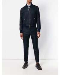 Blouson aviateur bleu marine Thom Browne