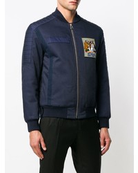 Blouson aviateur bleu marine Mr & Mrs Italy