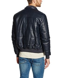 Blouson aviateur bleu marine