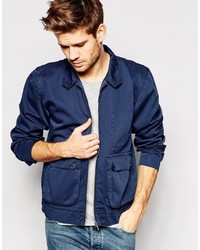 Blouson aviateur bleu marine