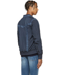 Blouson aviateur bleu marine Diesel