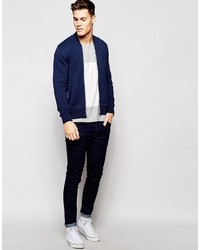 Blouson aviateur bleu marine Tommy Hilfiger