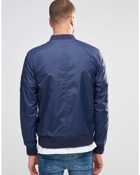 Blouson aviateur bleu marine Lambretta