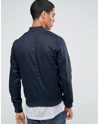 Blouson aviateur bleu marine Celio