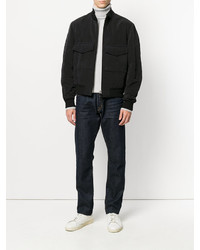 Blouson aviateur bleu marine Tom Ford