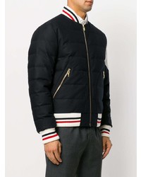 Blouson aviateur bleu marine Moncler