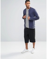 Blouson aviateur bleu marine Asos