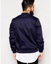 Blouson aviateur bleu marine Asos