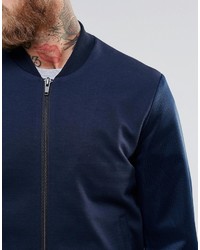 Blouson aviateur bleu marine Asos