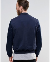 Blouson aviateur bleu marine Asos